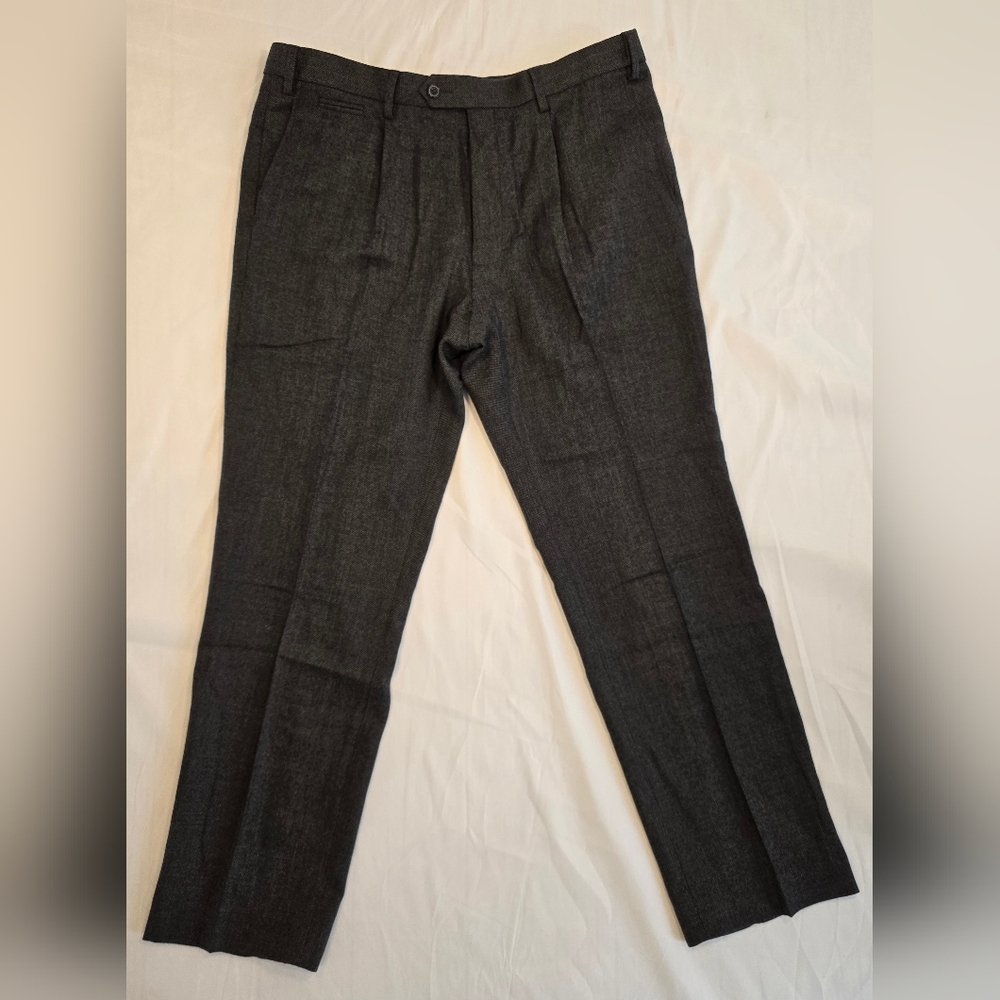 M&S COLLECTION LUXURY TAILORED FIT Pants 38x31 Gray